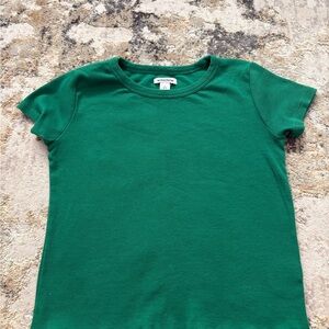 Nordstrom Classic Green Short Sleeve Tee